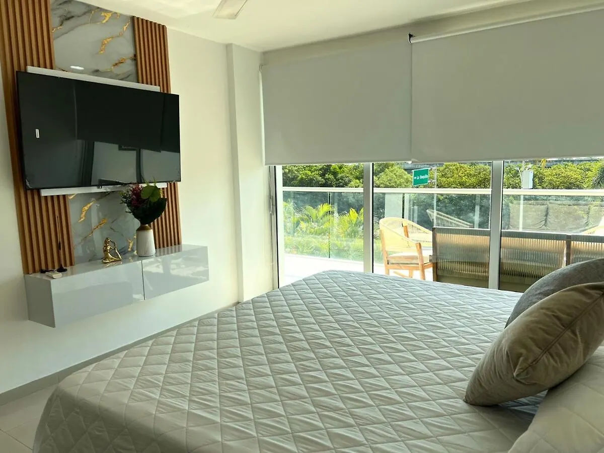 Cartagena Luxury, Central Y Exclusivo1 Linea Playa Privada קולומביה